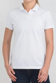 Рубашка Поло Futbitex 42(2XS) (полиэстер/хлопок, унисекс, белый)