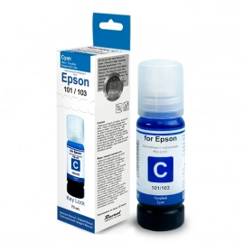 Чернила для Epson 101/103/105/110 70 мл, Cyan Dye, Revcol (ориг. упаковка) KeyLock