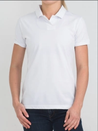 Рубашка Поло женская Futbitex 42(2XS) (полиэстер/хлопок, белый)