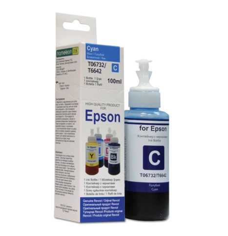 Чернила для Epson 673/664 100 мл., Cyan Dye, Revcol (ориг. упаковка) фото 1