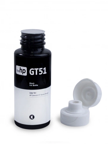Чернила Revcol для HP GT51 Black Dye 90 мл. фото 2