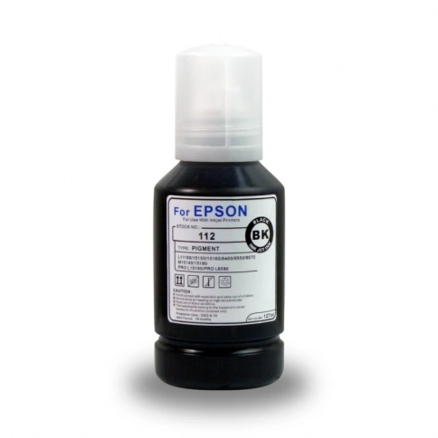 Чернила для Epson 112 127 мл, Black Pigment, Revcol (ориг. упаковка) KeyLock фото 1
