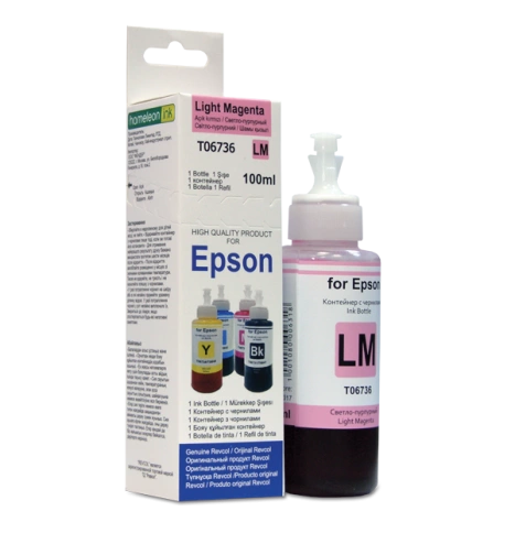 Чернила для Epson 673 100 мл., L.Magenta Dye, Revcol (ориг. упаковка) фото 1
