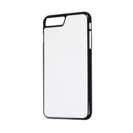 2D Чехол силиконовый для iPhone 7 Plus / 8 Plus белый со вставкой под сублимацию