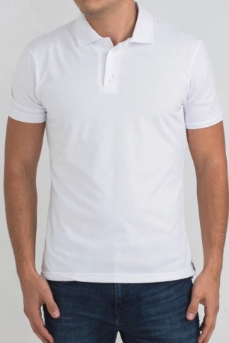 Рубашка Поло Futbitex 44(XS) (полиэстер/хлопок, унисекс, белый) фото 2