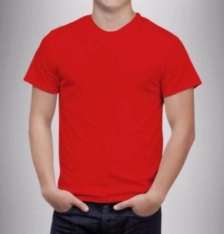 Футболка красная хлопок Мужская 56 / 3XL фото 1