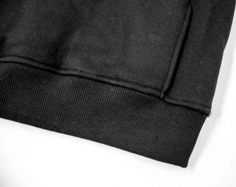 Толстовка с капюшоном - размер 56 / 3XL черная фото 2