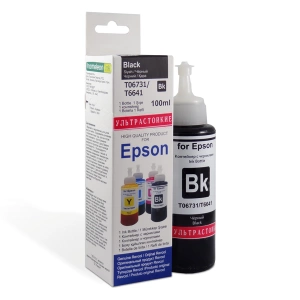Чернила для Epson L, EV ультра-стойкие 100ml, Black, Dye, Revcol (ориг.упаковка) фото 1