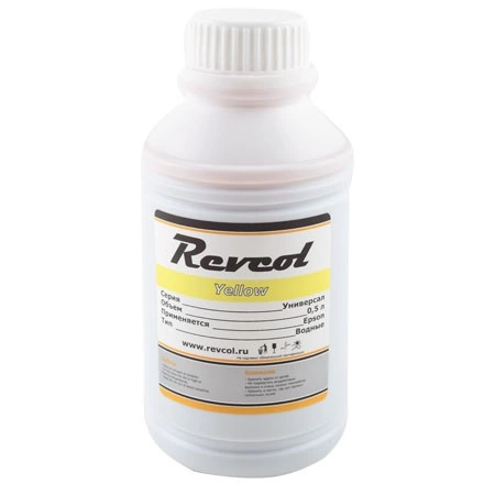 Чернила Revcol Epson 500мл (Yellow Dye) универсальные фото 1