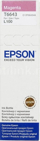 Чернила оригинальные Epson T6643 magenta (пурпурный) фото 1