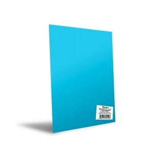 Фотобумага матовая цветная A4, 80г/м2, 20 л. самоклеющаяся, голубая Revcol фото 1