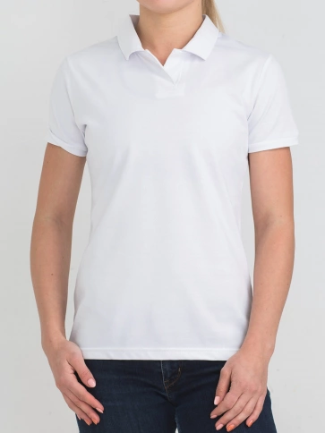Рубашка Поло Futbitex 52(XL) (полиэстер/хлопок, унисекс, белый) фото 1